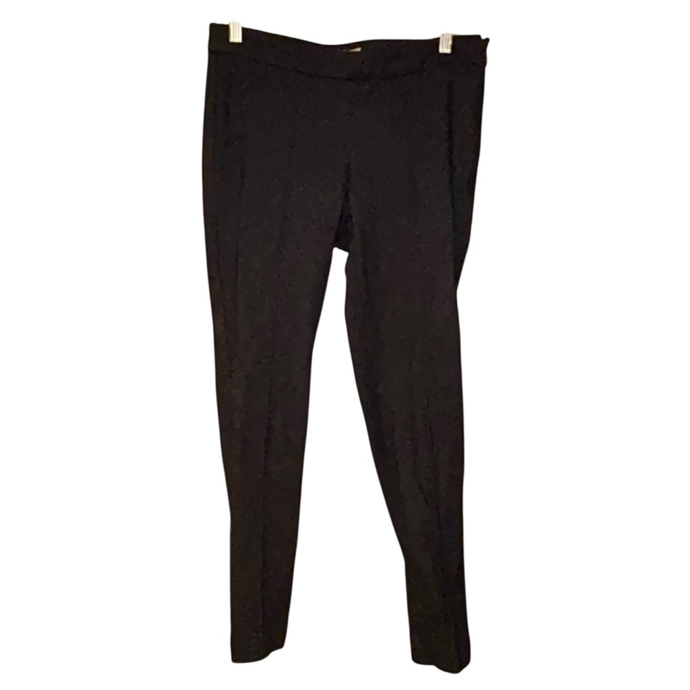 Kenar Dress Pants‎ Women’s Black Slim Ankle Pants 8 Textured Stretch Office